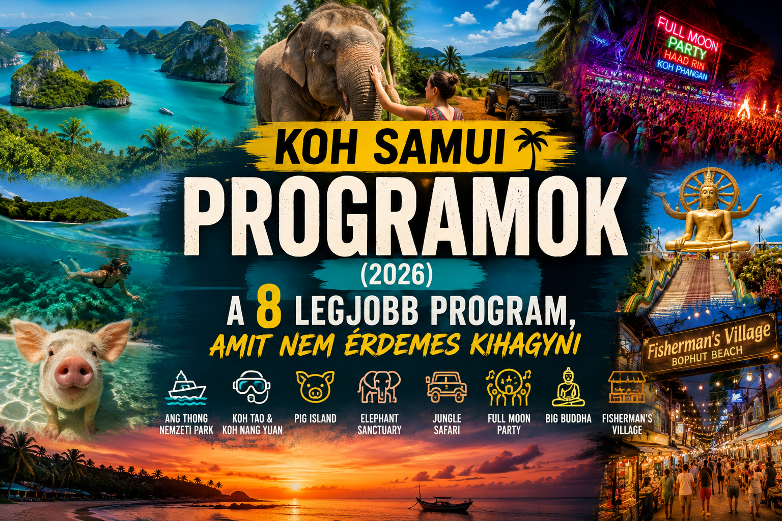 Koh Samui programok A 8 legjobb program, amit nem érdemes kihagyni